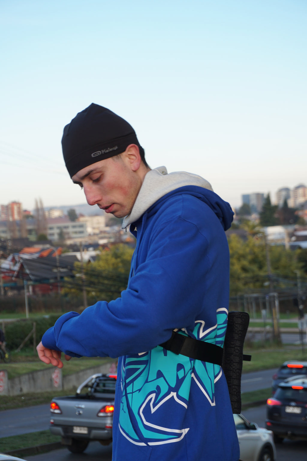 HOODIE SMAS AZUL