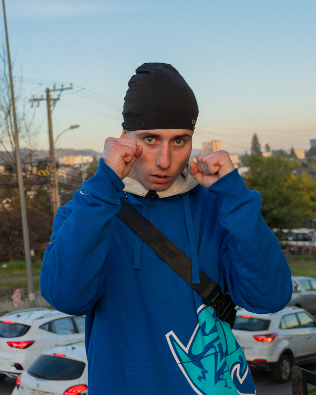 HOODIE SMAS AZUL
